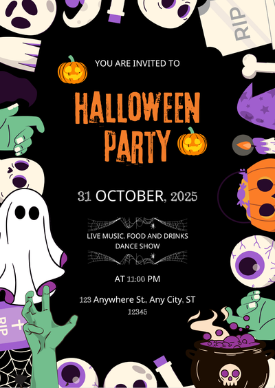 HALLOWEEN INVITES