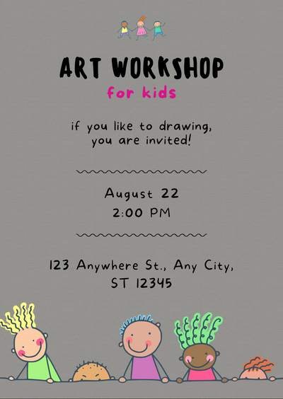 ART EXHIBITION INVITES