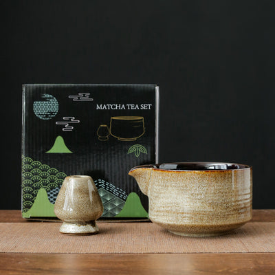 Japanese Handmade Bamboo Matcha Tea Set