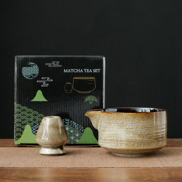 Japanese Handmade Bamboo Matcha Tea Set
