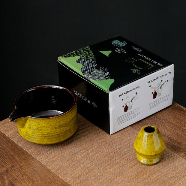 Japanese Handmade Bamboo Matcha Tea Set