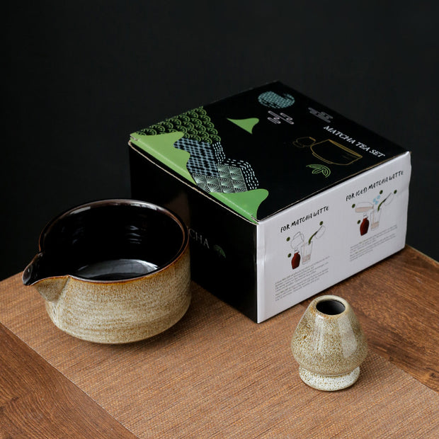 Japanese Handmade Bamboo Matcha Tea Set