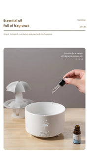 Cloud Rain Humidifier Raindrop Aroma