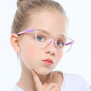 Blue Light Blocking Glasses for Kids, TR90 Frame Screen Protection Eyewear for Gaming & Study