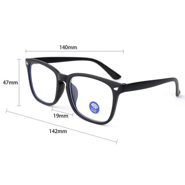 Blue Light Blocking Glasses for Men & Women, Anti Eyestrain Computer, Gaming & Reading Glasses with UV Glare Protection