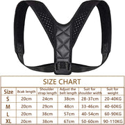 Posture Corrector Back Brace Adjustable Posture Brace for Upper Back Shoulder Pain Relief Posture Trainer Spine Posture Support