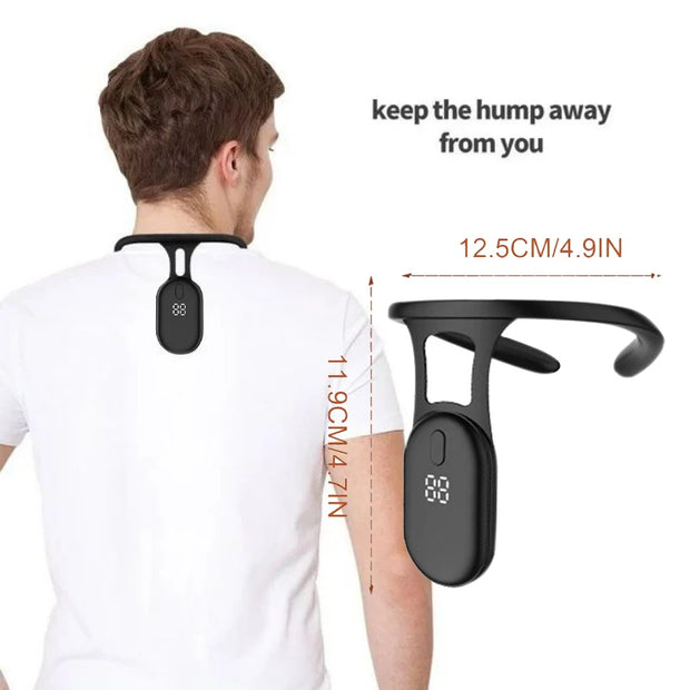 Smart Posture Corrector with Vibration Reminder, Back & Neck Trainer Sensor for Adults & Kids | Posture Support for Office, Study & Daily Use