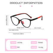 Blue Light Blocking Glasses for Kids, TR90 Frame Screen Protection Eyewear for Gaming & Study
