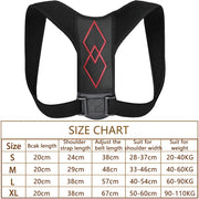 Posture Corrector Back Brace Adjustable Posture Brace for Upper Back Shoulder Pain Relief Posture Trainer Spine Posture Support