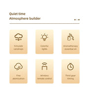 Cloud Rain Humidifier Raindrop Aroma