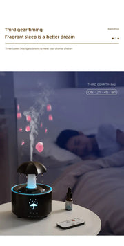 Cloud Rain Humidifier Raindrop Aroma