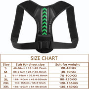 Posture Corrector Back Brace Adjustable Posture Brace for Upper Back Shoulder Pain Relief Posture Trainer Spine Posture Support