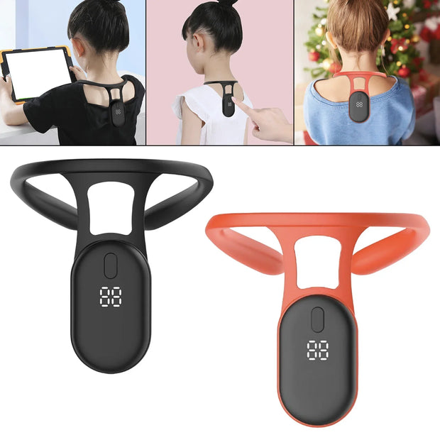 Smart Posture Corrector with Micro Vibration Sensor, Back & Neck Hump Trainer for Adults and Kids | Posture Reminder for Daily Sitting & Study