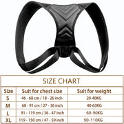 Posture Corrector Back Brace Adjustable Posture Brace for Upper Back Shoulder Pain Relief Posture Trainer Spine Posture Support