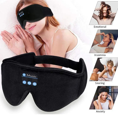 Bluetooth Sleep Headphones 3D Eye Mask, Music Sleep Mask with HD Speakers for Relaxing & Deep Sleep