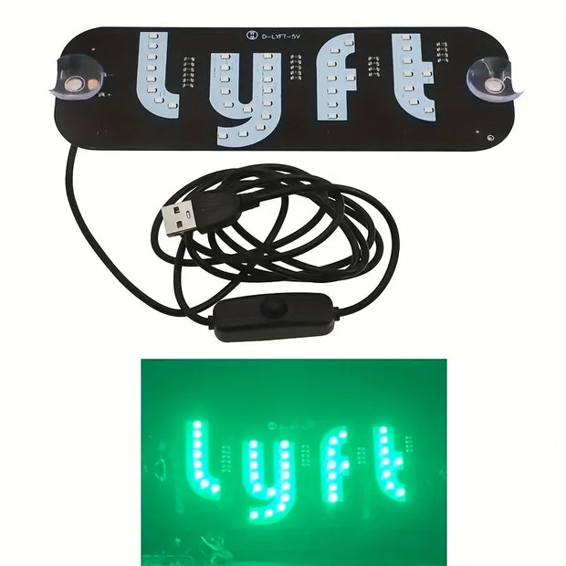 Led Light Signs For Car Windshield