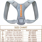 Posture Corrector Back Brace Adjustable Posture Brace for Upper Back Shoulder Pain Relief Posture Trainer Spine Posture Support