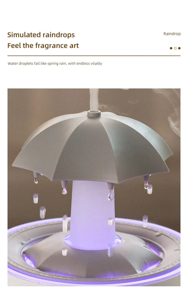 Cloud Rain Humidifier Raindrop Aroma
