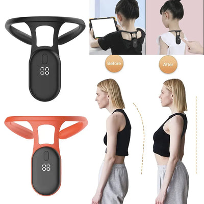 Smart Posture Corrector with Micro Vibration Sensor, Back & Neck Hump Trainer for Adults and Kids | Posture Reminder for Daily Sitting & Study