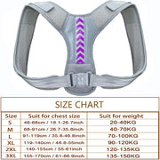 Posture Corrector Back Brace Adjustable Posture Brace for Upper Back Shoulder Pain Relief Posture Trainer Spine Posture Support