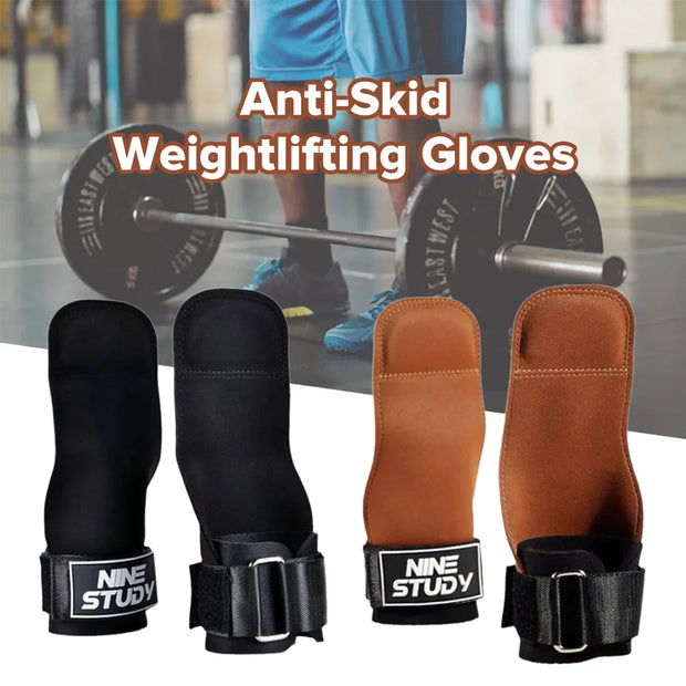 Gym Gloves Grips Anti-Skid Wrist Straps Protector