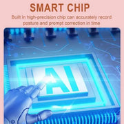 Smart Posture Corrector with Vibration Reminder, Back & Neck Trainer Sensor for Adults & Kids | Posture Support for Office, Study & Daily Use