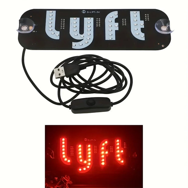 Led Light Signs For Car Windshield